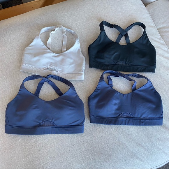 Victoria's Secret Other - Lot of 4 Victoria’s Secret sports bra 1 XS (white) 3 S (blue and black)